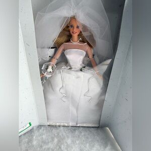 1999 Mattel Barbie Blushing Bride Doll New in Box Vintage Nostalgia Wedding